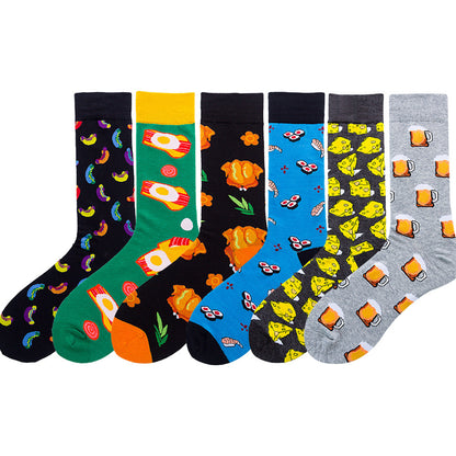 PHOENIXES™ Diamond Shaped Animal Socks For Men, Fruit Cotton Socks