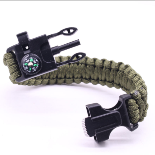 PHOENIXES™ Emergency Paracord Bracelets, Survival Bracelet With Embedded Compass Whistle Survival Fire