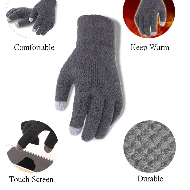 PHOENIXES™ Warm knitted gloves for men in winter