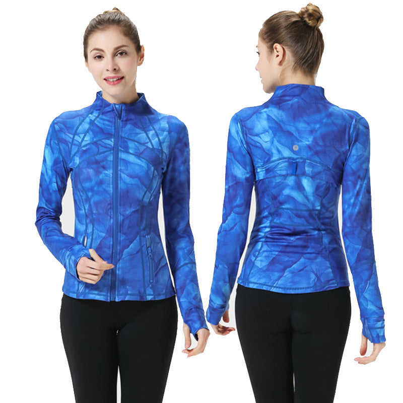 PHOENIXES™ Sports Yoga Workout Clothes Top Long Sleeve Women Cardigan Jacket