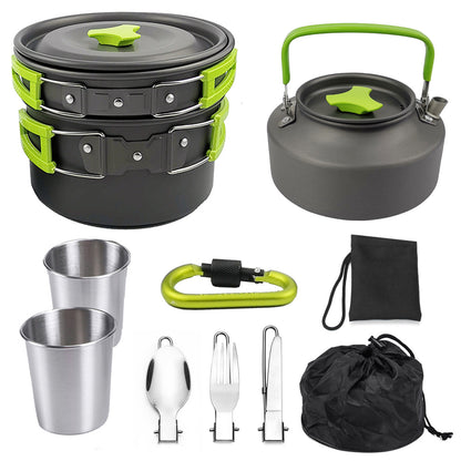 PHOENIXES™ Outdoor Portable Cookware Set , Camping , Hiking , Picnic