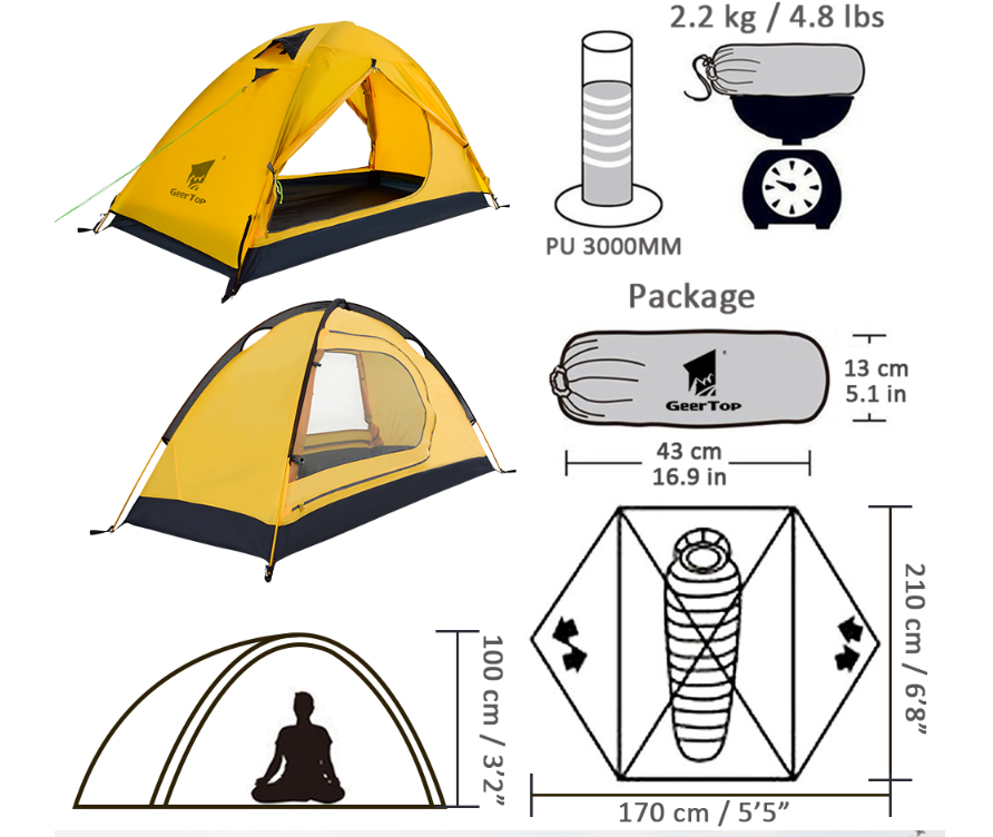 PHOENIXES™ Polyester Outdoor Camping Tents