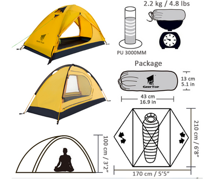 PHOENIXES™ Polyester Outdoor Camping Tents