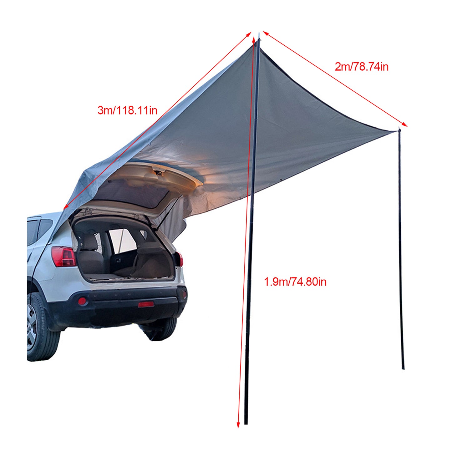 PHOENIXES™ Car Tail ,Car Side Trunk ,Canopy Camping Camping Tent