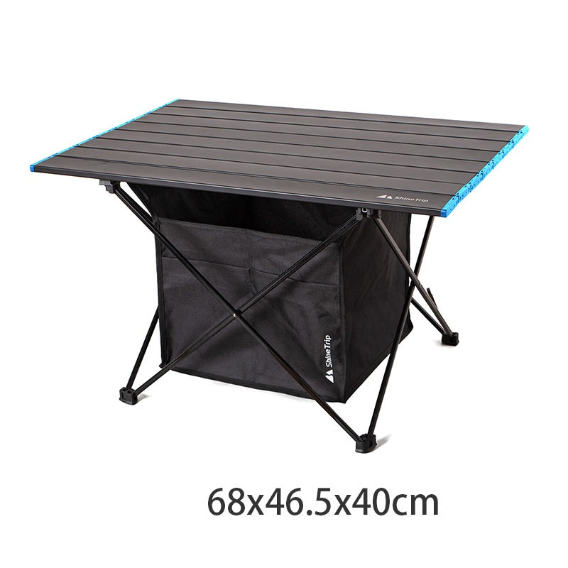 PHOENIXES™ Folding Table And Chair Outdoor Portable Aluminum Alloy Light Picnic Table & Chair - Storage bag