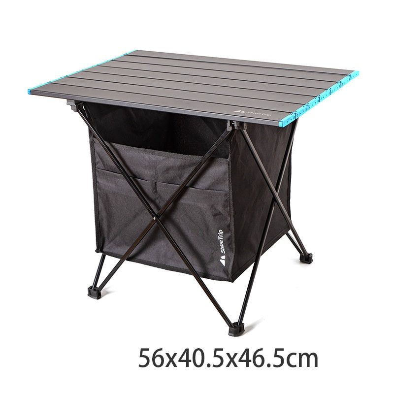 PHOENIXES™ Folding Table And Chair Outdoor Portable Aluminum Alloy Light Picnic Table & Chair - Storage bag