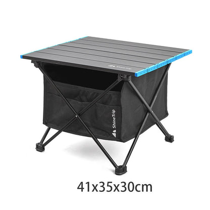 PHOENIXES™ Folding Table And Chair Outdoor Portable Aluminum Alloy Light Picnic Table & Chair - Storage bag