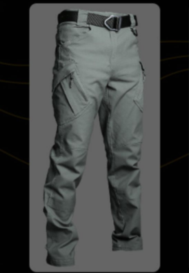 PHOENIXES™ Spring and Autumn IX7 tactical trousers men's outdoor overalls multi-pocket straight training pants