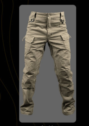 PHOENIXES™ Spring and Autumn IX7 tactical trousers men's outdoor overalls multi-pocket straight training pants