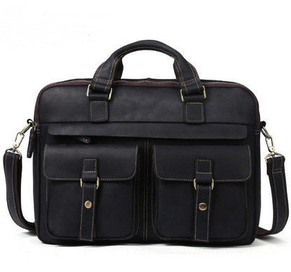 PHOENIXES™ Retro men''s business bags briefcase 15.6 inch Laptop Bag