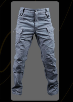 PHOENIXES™ Spring and Autumn IX7 tactical trousers men's outdoor overalls multi-pocket straight training pants