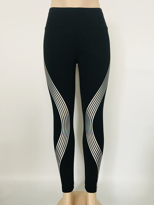 PHOENIXES™ Reflective Stripes Fitness Yoga Tights