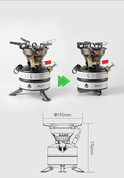 PHOENIXES™ Mini Liquid Fuel Camping Gasoline Stove Portable Outdoo