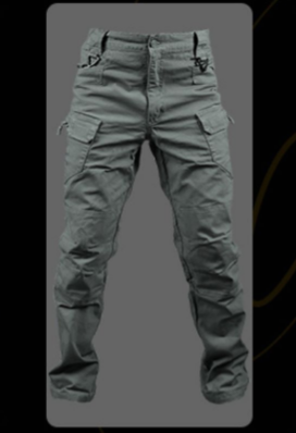 PHOENIXES™ Spring and Autumn IX7 tactical trousers men's outdoor overalls multi-pocket straight training pants