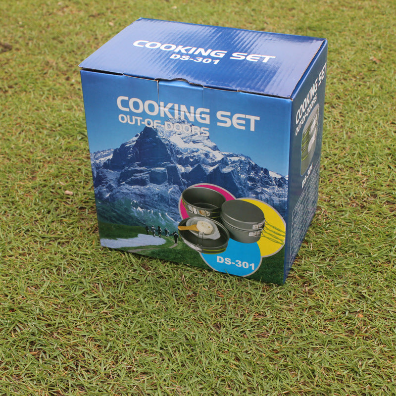 PHOENIXES™ Outdoor Portable Cookware Camping  Set for 2-3 Person