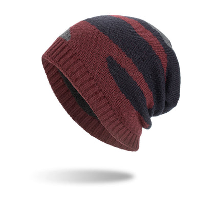 PHOENIXES™ New Tricolor Striped Long Pullover Knit Beanie