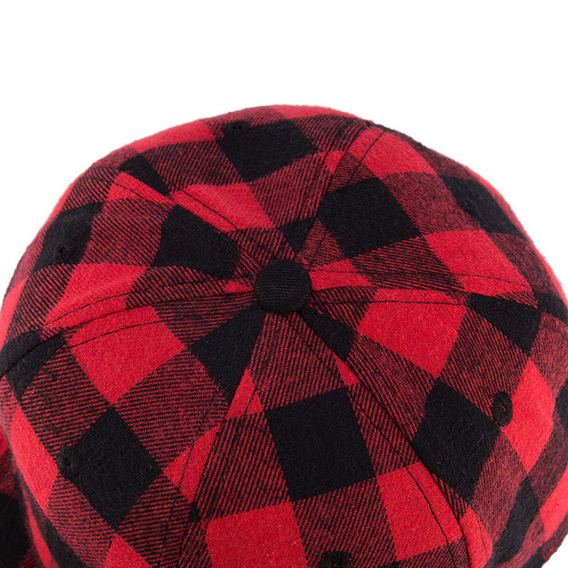 PHOENIXES™ Red Black Plaid Baseball Hats Unısex