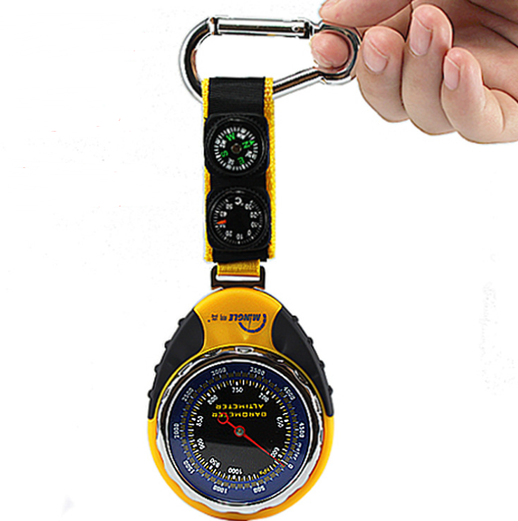 PHOENIXES™ Outdoor travel multi-function pointer altimeter barometer altitude table BKT381 portable mountaineering