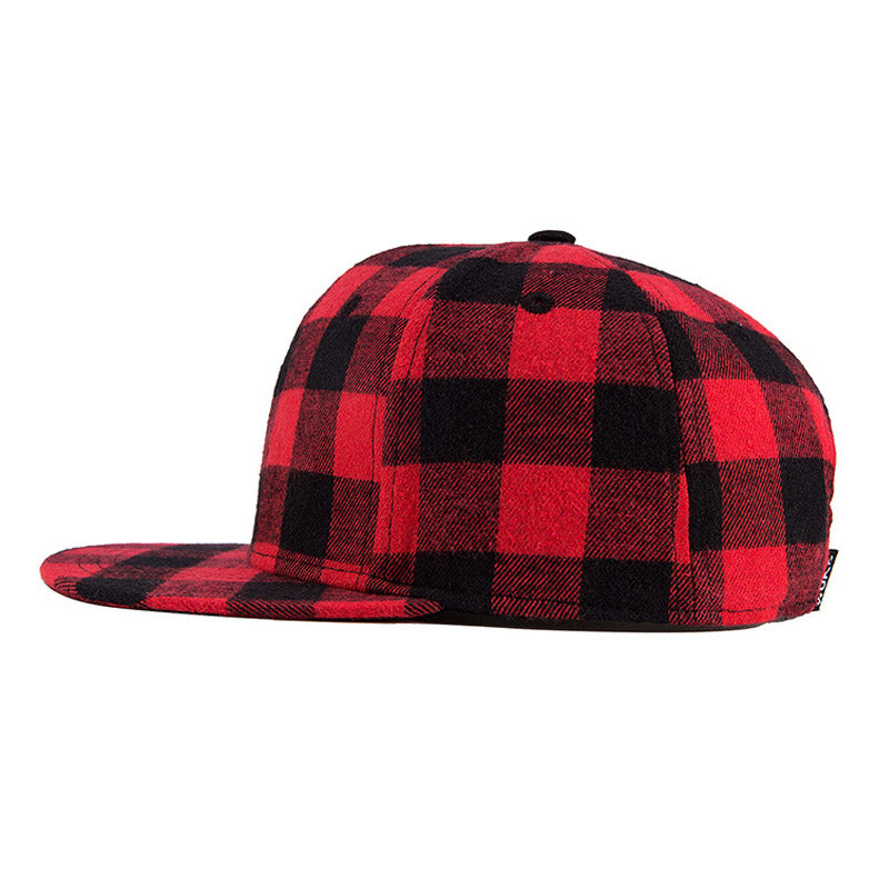 PHOENIXES™ Red Black Plaid Baseball Hats Unısex