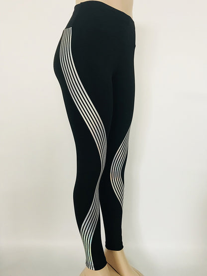 PHOENIXES™ Reflective Stripes Fitness Yoga Tights