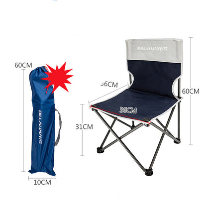 PHOENIXES™ Outdoor Folding Chair Portable Camping Equipment