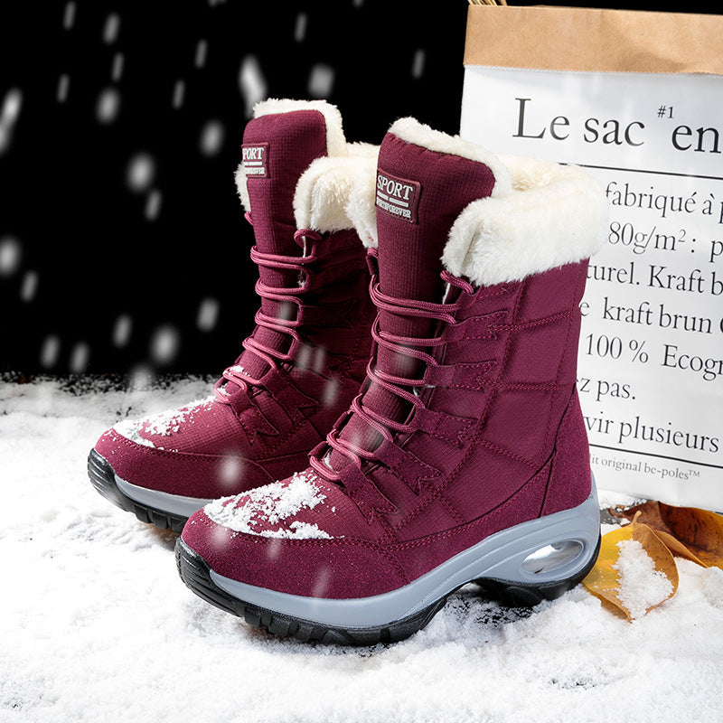 PHOENIXES™ Snow Boots Velvet Warm Cotton Shoes Thick-soled Outdoor