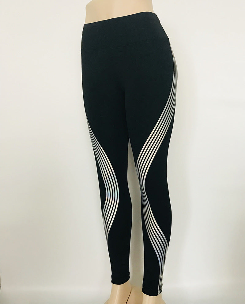 PHOENIXES™ Reflective Stripes Fitness Yoga Tights