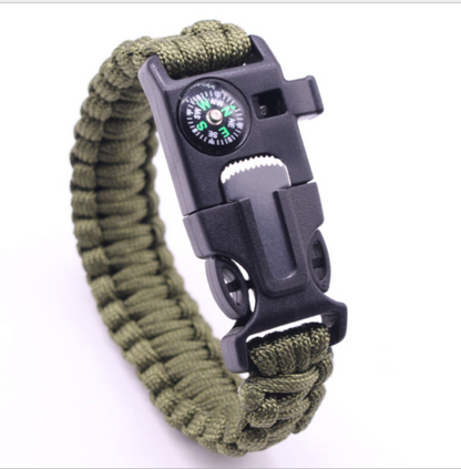 PHOENIXES™ Emergency Paracord Bracelets, Survival Bracelet With Embedded Compass Whistle Survival Fire