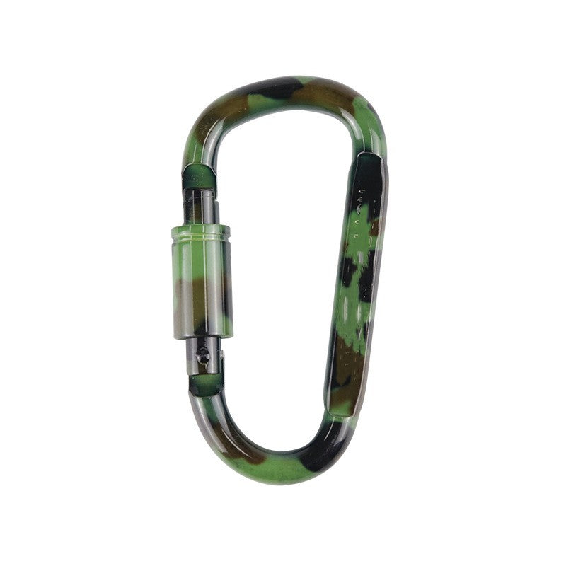 PHOENIXES™ Type D Camo Spray Painted Long Nut Mountaineering Buckle Tactical Hanging Buckle