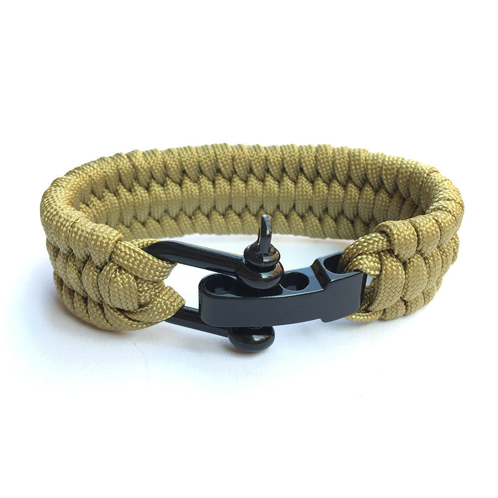 PHOENIXES™ Outdoor Mountaineering Camping Emergency Seven-core Parachute Cord Woven Bracelet