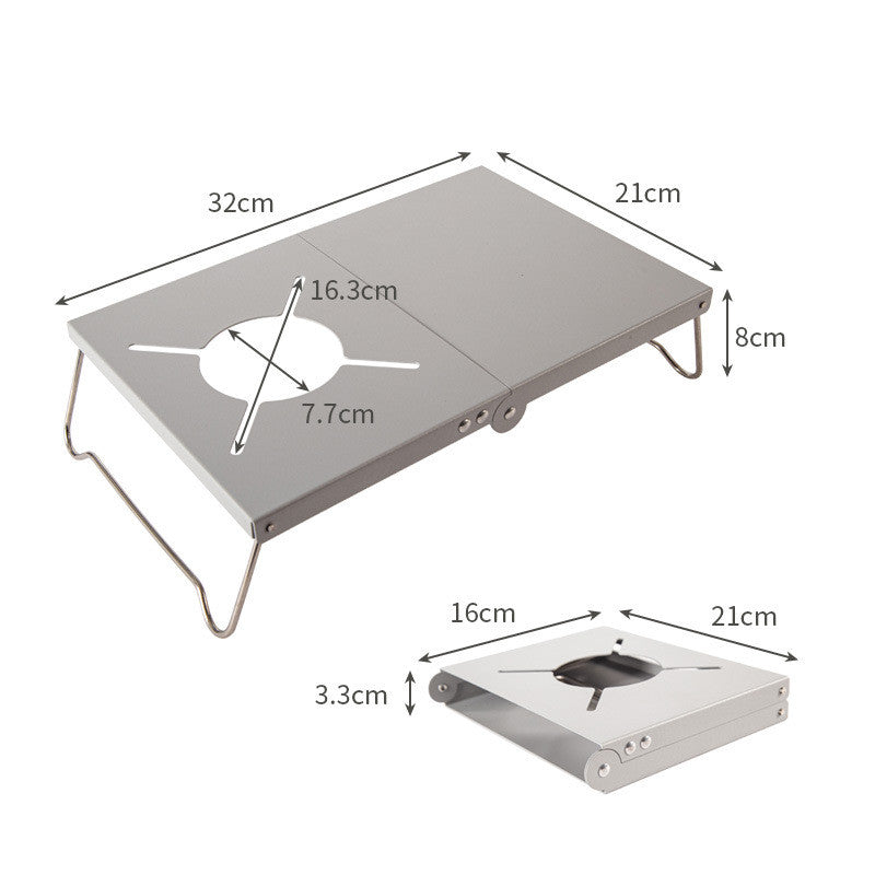 PHOENIXES™ Camping Stove Bracket Aluminum Alloy Camping Stove Table