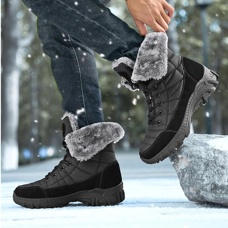 PHOENIXES™ Northeast Plus Size Fleece Snow Boots Men's Shoes