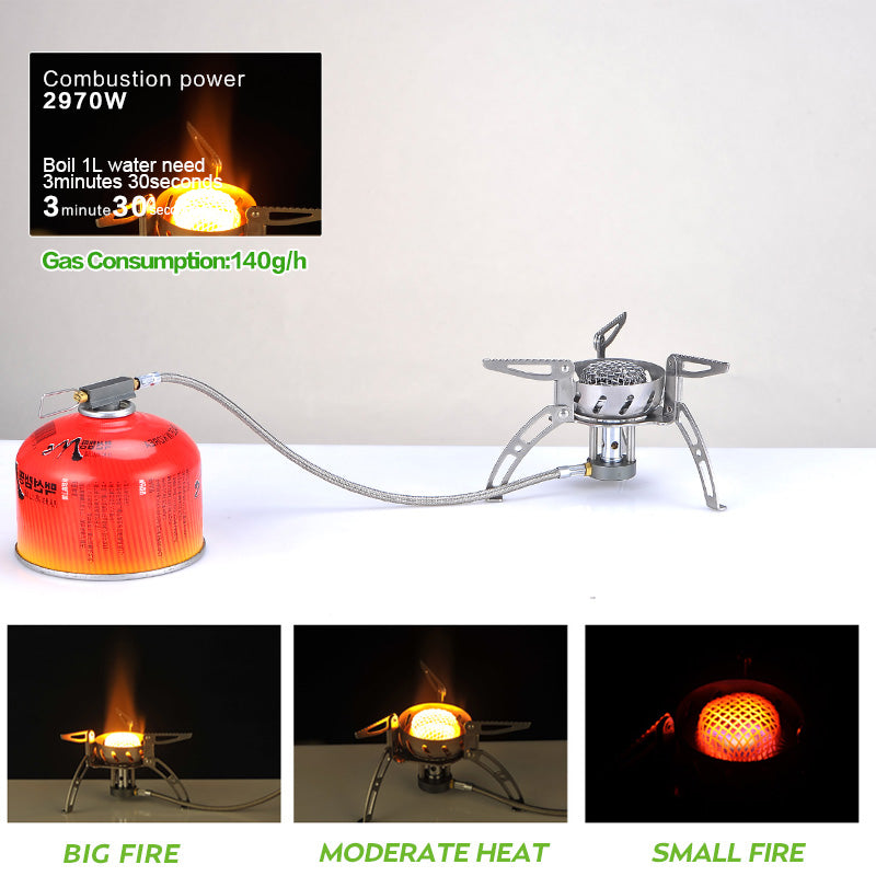 PHOENIXES™ BRS-107 Windproof Stove Head Outdoor Gas Camping Stove