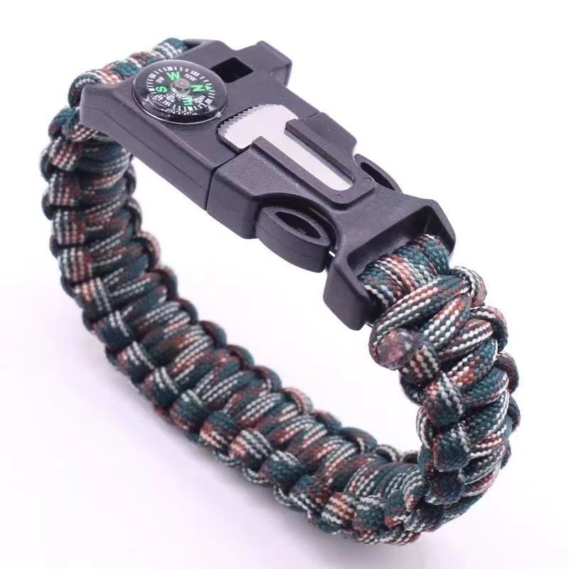 PHOENIXES™ Emergency Paracord Bracelets, Survival Bracelet With Embedded Compass Whistle Survival Fire