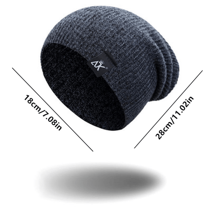 PHOENIXES™ Unisex Fashionable Knitted Beanie, Winter Wool Elastic Hat For Outdoor Cycling, Camping, Travel Winter Beanie Hat Acrylic Knit Hats For Men Women