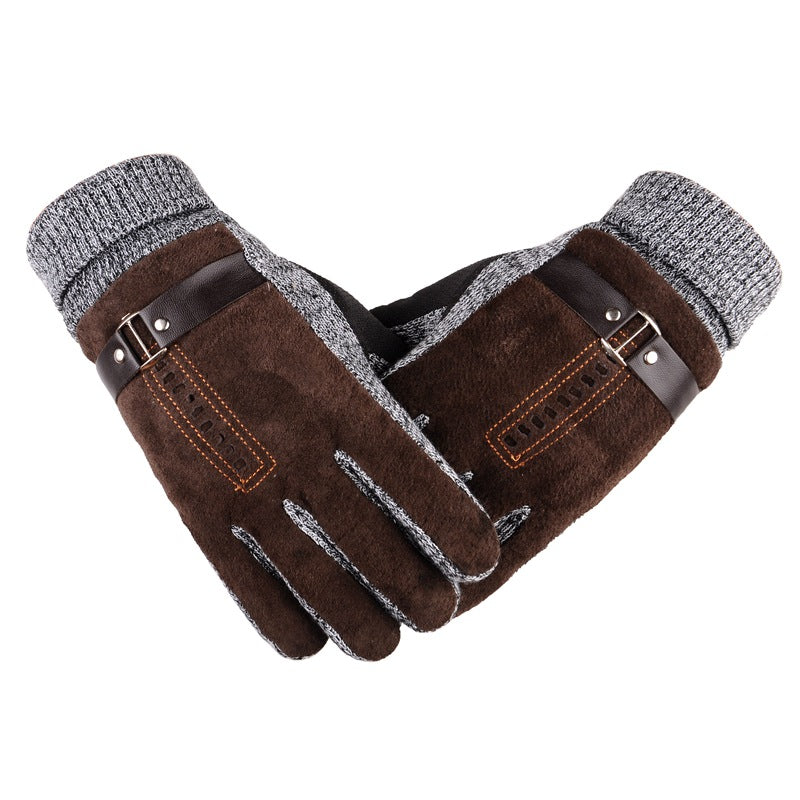 PHOENIXES™ Gloves Men Winter Cycling Leisure Pigskin