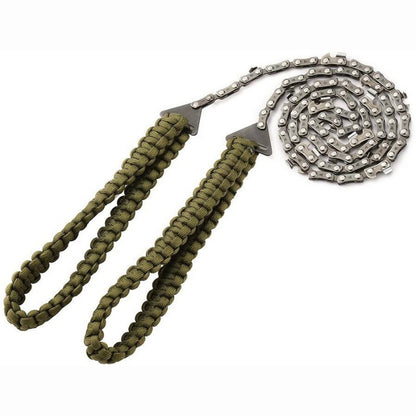 PHOENIXES™ Braided Umbrella Rope Camping Survival Pocket Saw