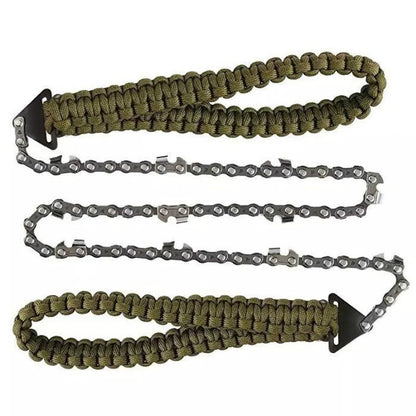 PHOENIXES™ Braided Umbrella Rope Camping Survival Pocket Saw