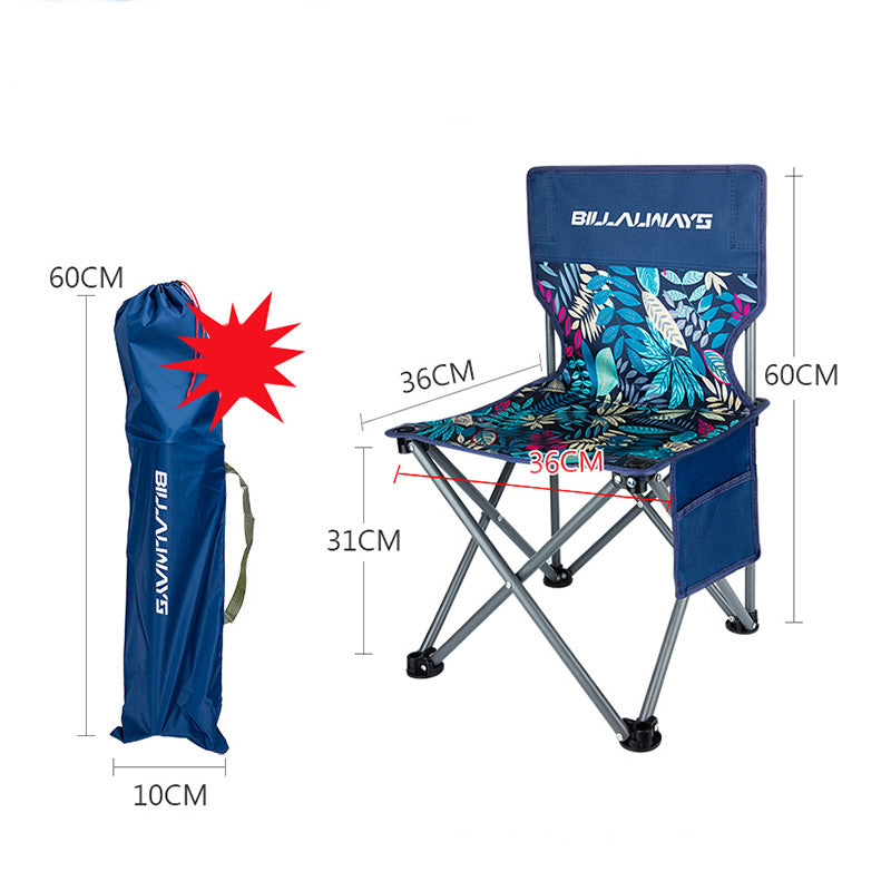 PHOENIXES™ Outdoor Folding Chair Portable Camping Equipment