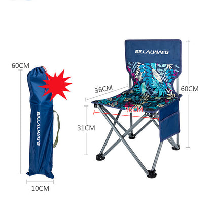 PHOENIXES™ Outdoor Folding Chair Portable Camping Equipment