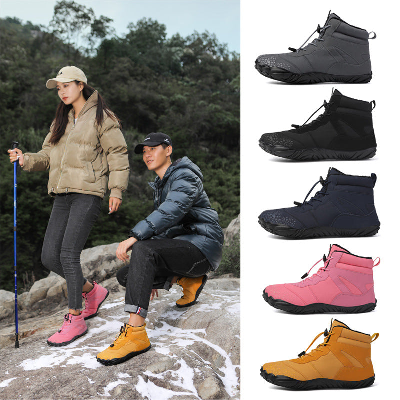 PHOENIXES™ Fleece-lined Waterproof Snow Boots Warm Breathable High-top Casual Cotton Shoes