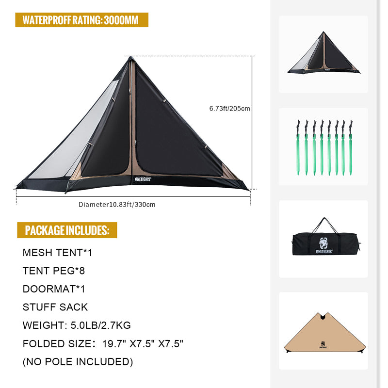 PHOENIXES™ Waterproof Outdoor Camping Chimney Tent