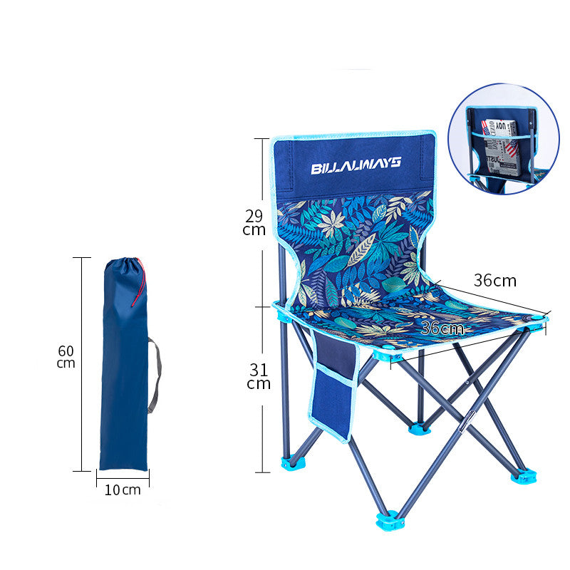 PHOENIXES™ Outdoor Folding Chair Portable Camping Equipment