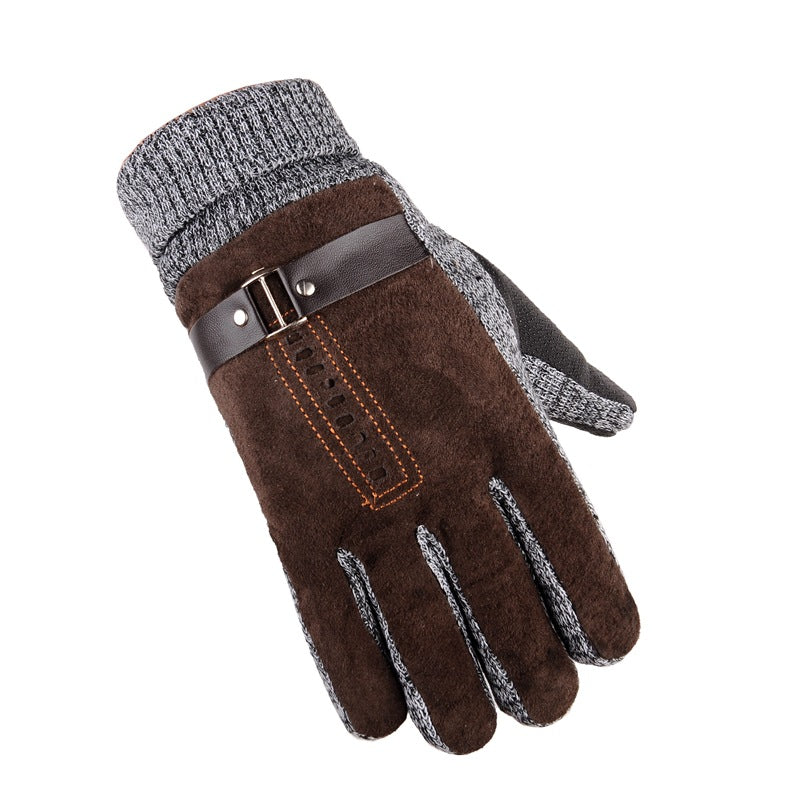 PHOENIXES™ Gloves Men Winter Cycling Leisure Pigskin